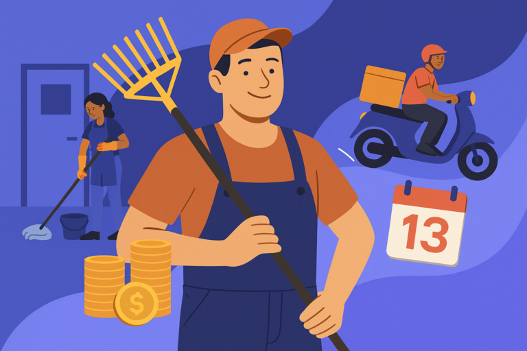 Trabalho informal: direitos ao FGTS, férias e 13º salário