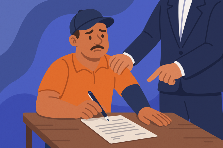 Assinei acordo sob pressão: ele é válido?